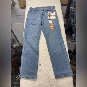 Wrangler Blue Regular Fit Jeans, flex for comfort, 30x30, brand new with tags